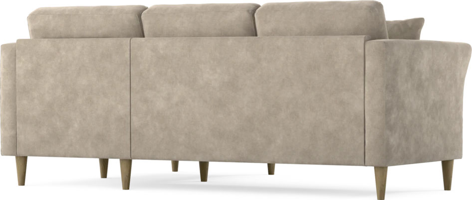 Eden - 2-sits soffa med schäslong - Beige