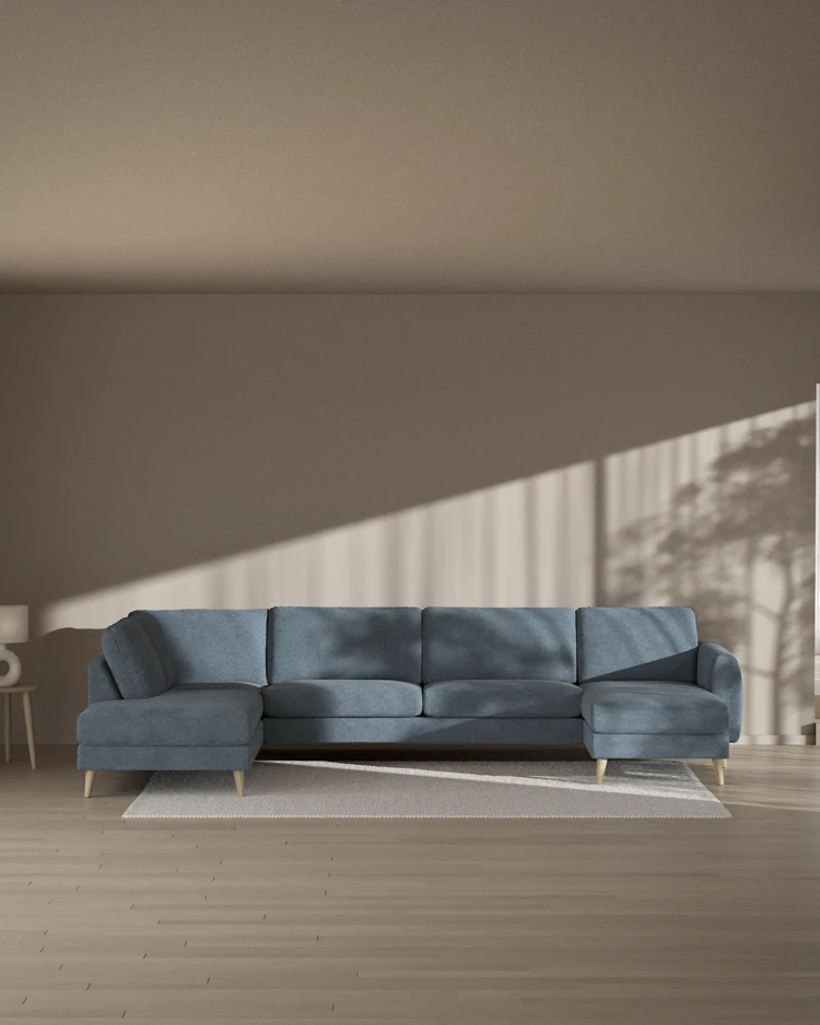 Bridge - 3-sits soffa med divan vänster och schäslong höger - inspiration