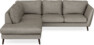 Madison - 2-sits soffa med divan vänster - Grå