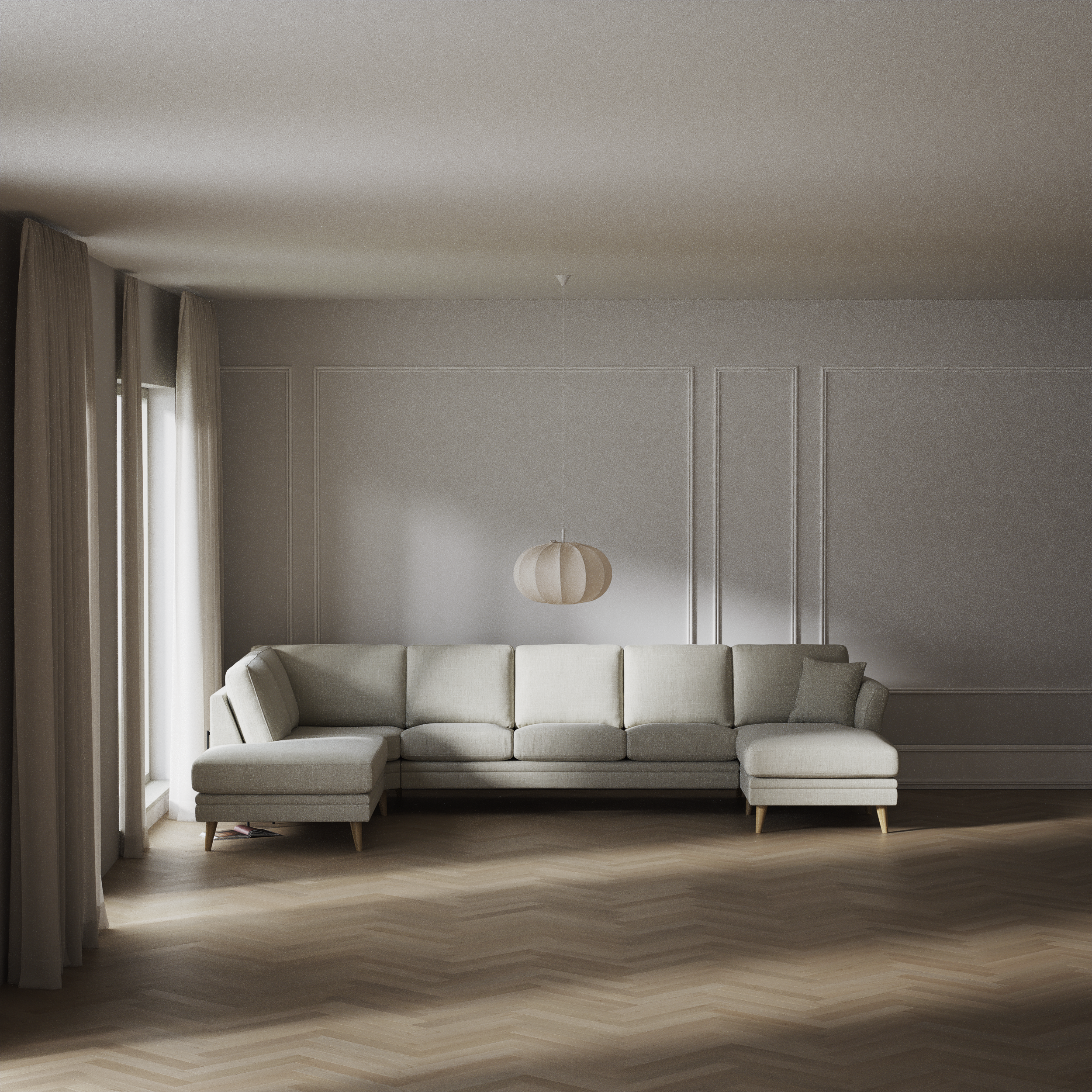 Eden - 3-sits soffa med divan vänster och schäslong höger - inspiration
