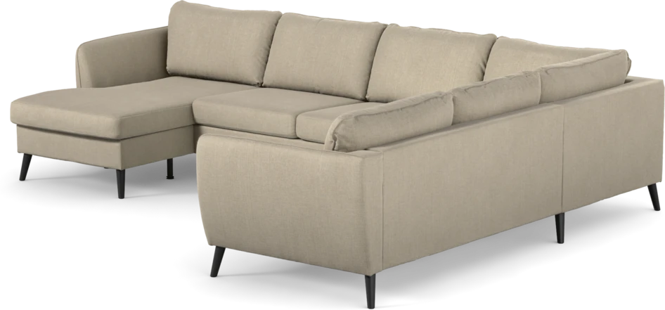 County - Hörnsoffa, 3+2-sits med schäslong vänster - Beige