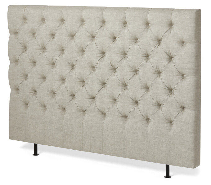 Avon XL pikerad - Sänggavel, B 160-210 cm - Beige