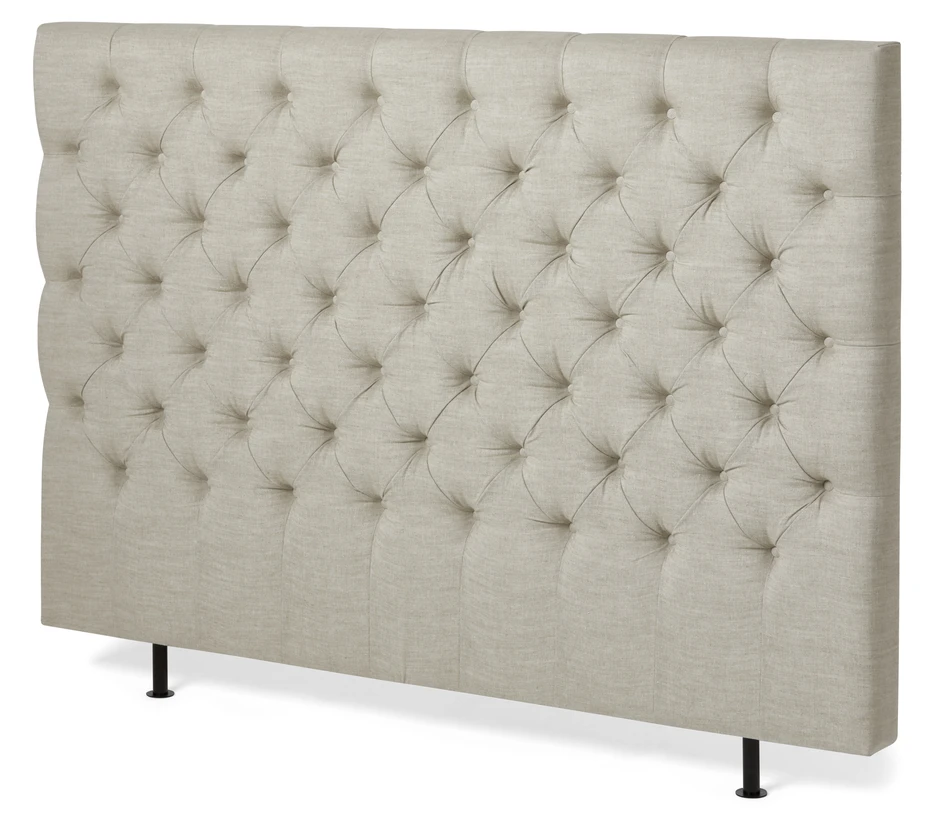 Avon XL pikerad - Sänggavel, B 160-210 cm - Beige