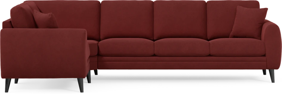 Eden - Hörnsoffa, 1+3-sits - Röd