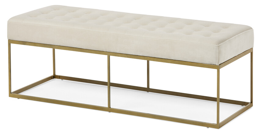 Lizette - Bänk, B 122 cm - Beige