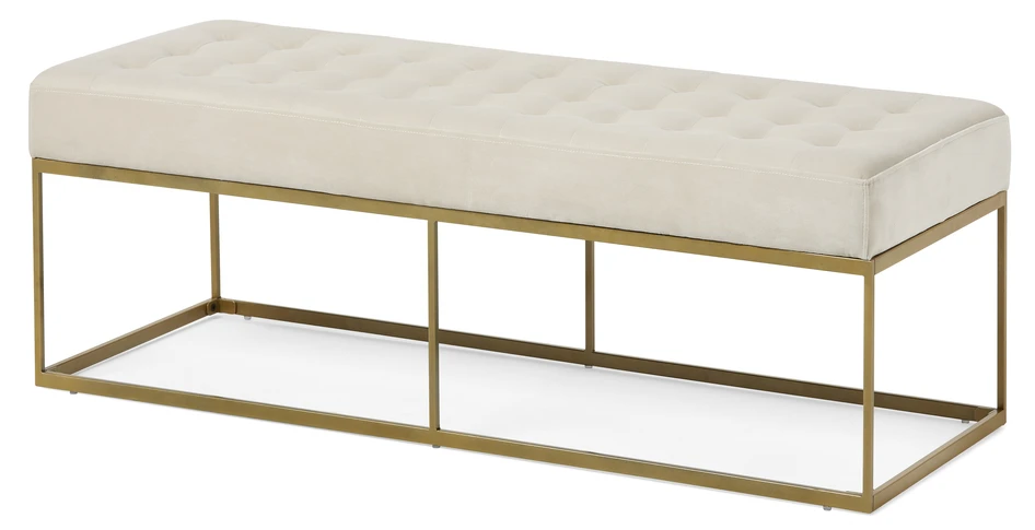 Lizette - Bänk, B 122 cm - Beige