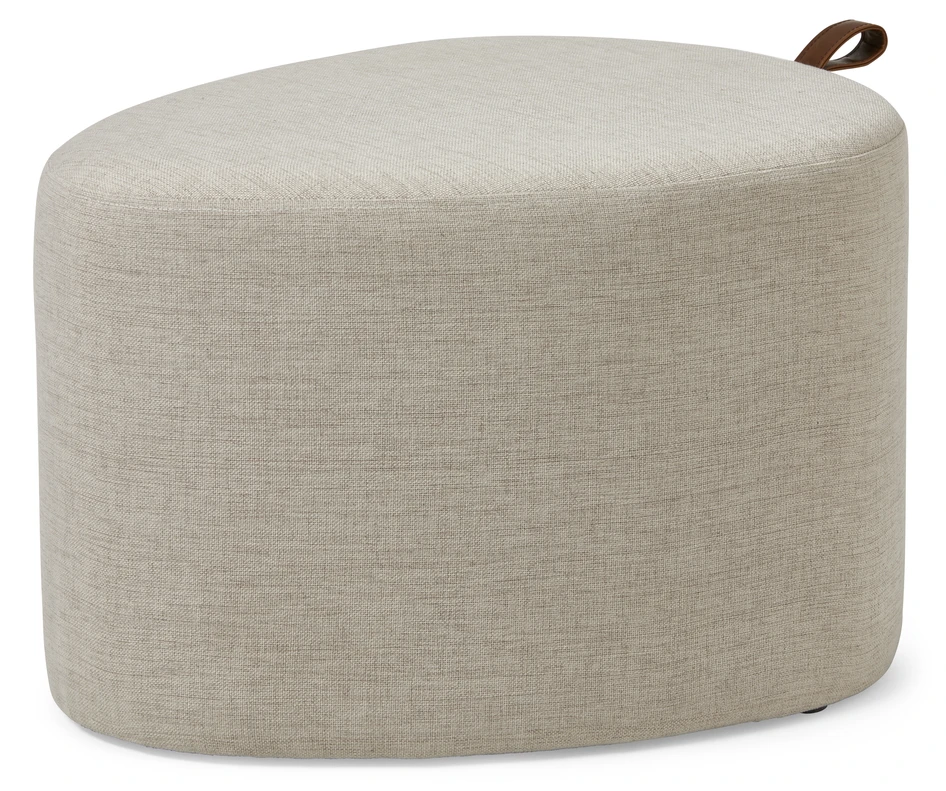 Ronja - Puff, B 47 cm - Beige