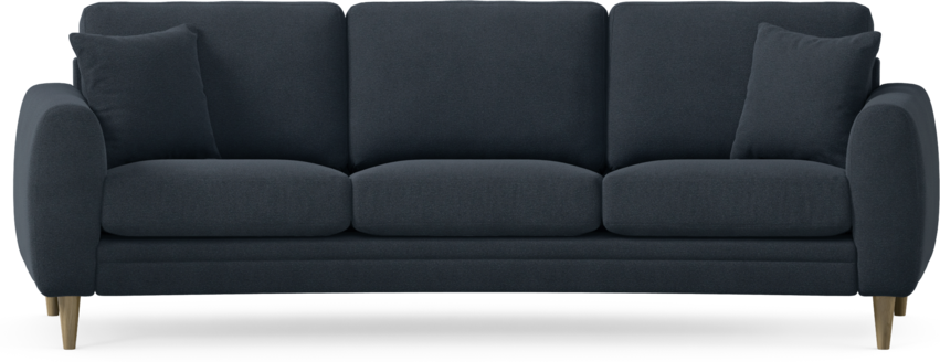 Eden - 3-sits soffa svängd - Blå
