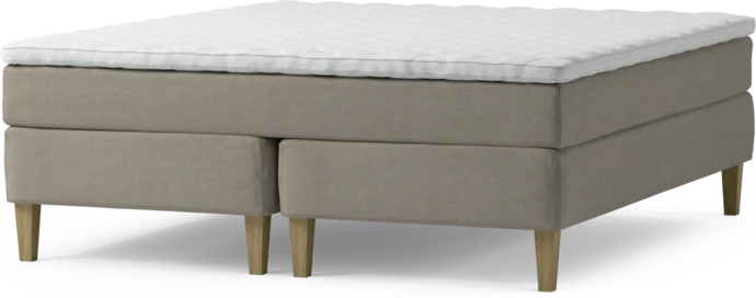 Delux Sense, Kontinentalsäng, dubbelsäng med bäddmadrass och sängben