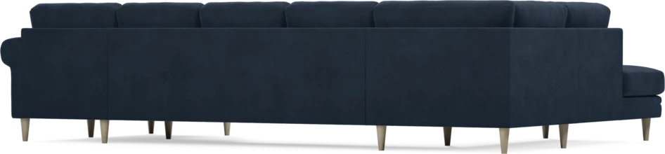 Eden - 3-sits soffa med divan vänster och schäslong höger - Blå