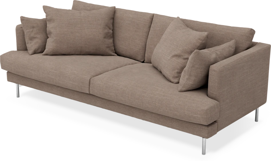 Harper - 3-sits soffa - Brun