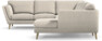 Madison Lux - Hörnsoffa med schäslong höger - Beige