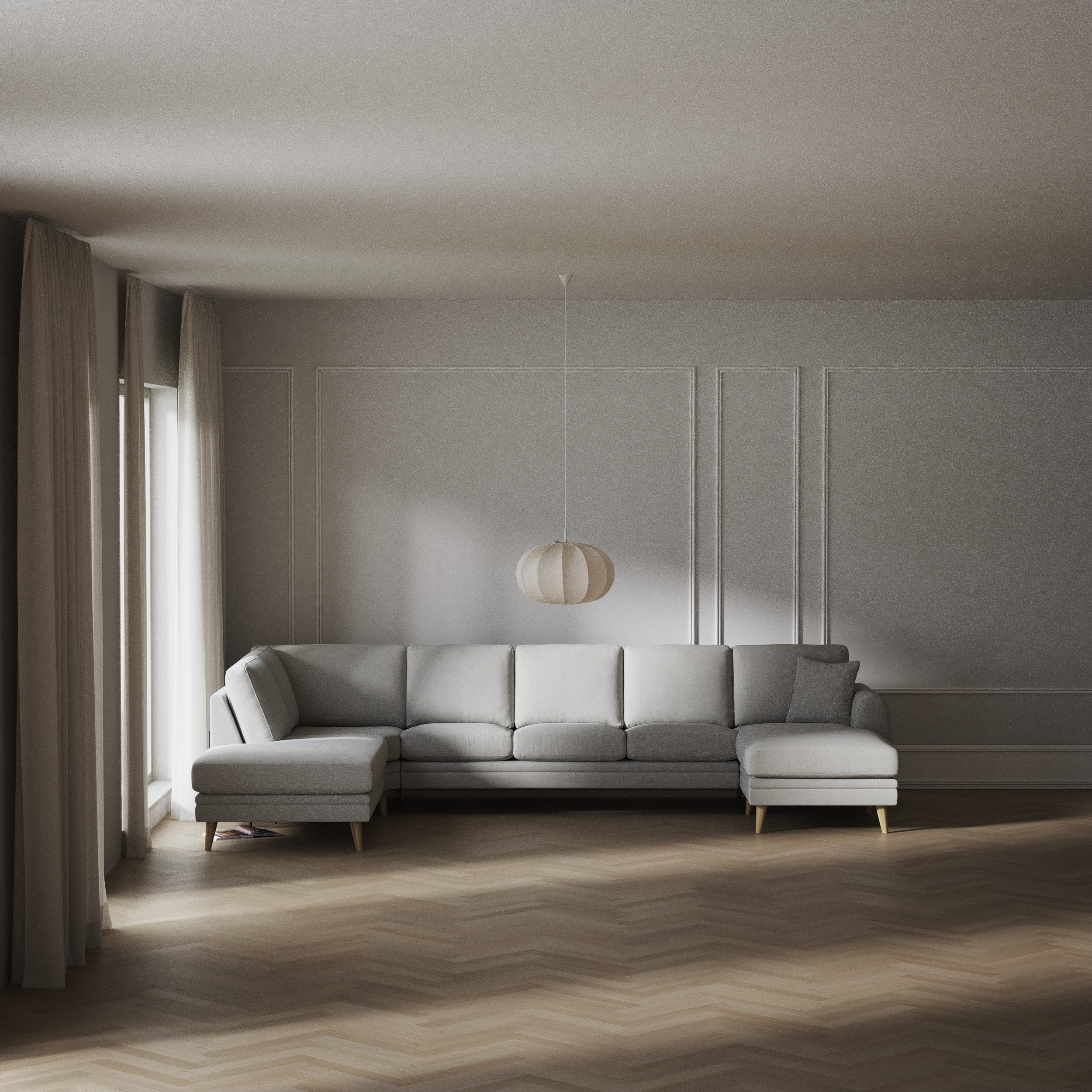 Eden - 3-sits soffa med divan vänster och schäslong höger - inspiration
