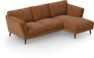 Madison - 2-sits soffa med schäslong höger - Orange