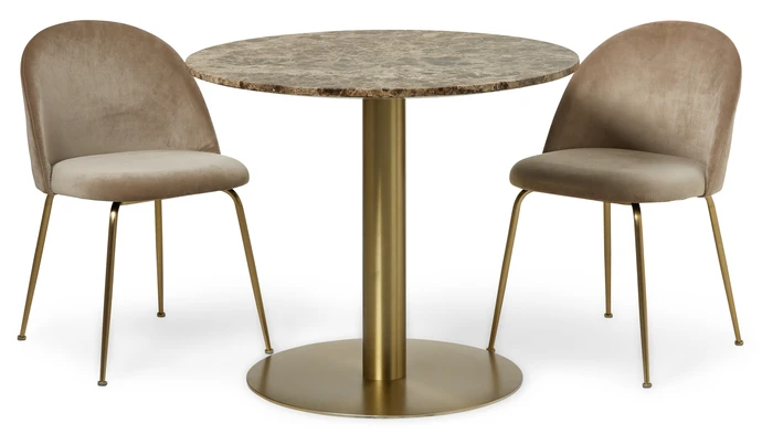 Tiffany, Matgrupp med 2 stolar Kiwi