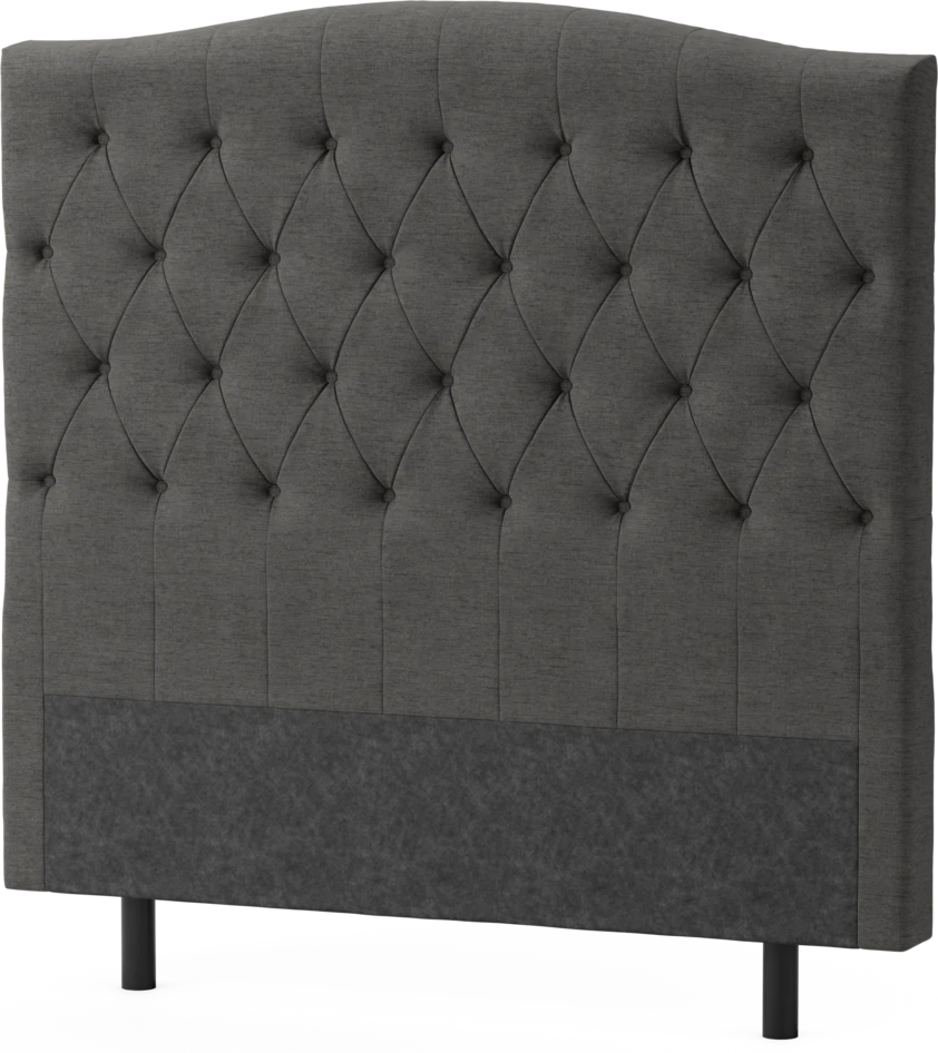 Delux Välvd - Sänggavel, 90-210 cm - Grå