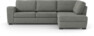 Friday - 2,5-sits soffa med divan höger - Grå