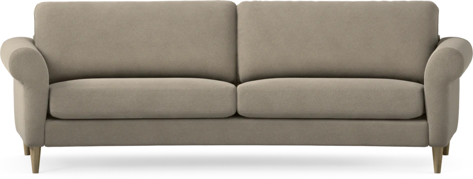 Bridge - 3-sits soffa svängd - Beige