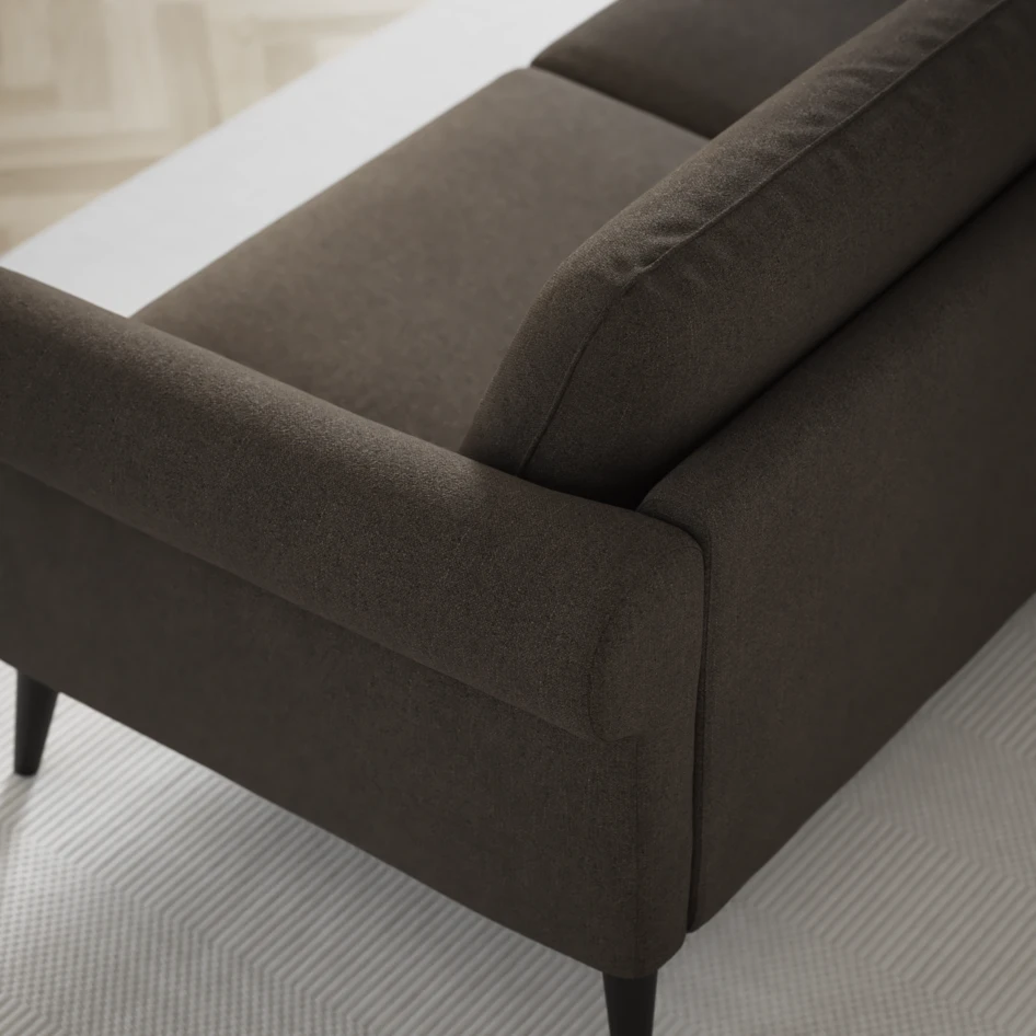 Bridge - 3-sits soffa - Brun