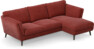 Madison - 2-sits soffa med schäslong höger - Rosa