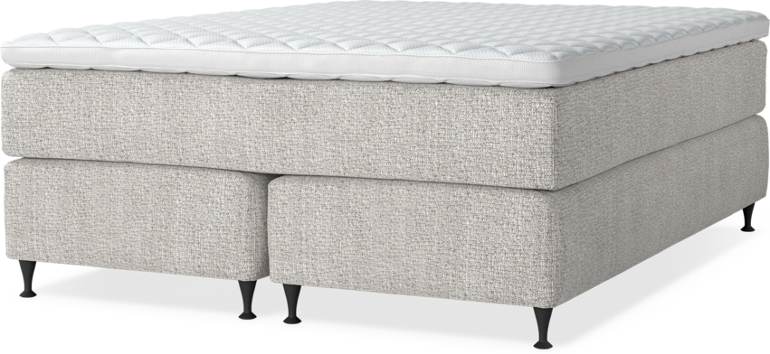 Delux Exclusive - Kontinentalsäng, dubbelsäng med bäddmadrass och sängben