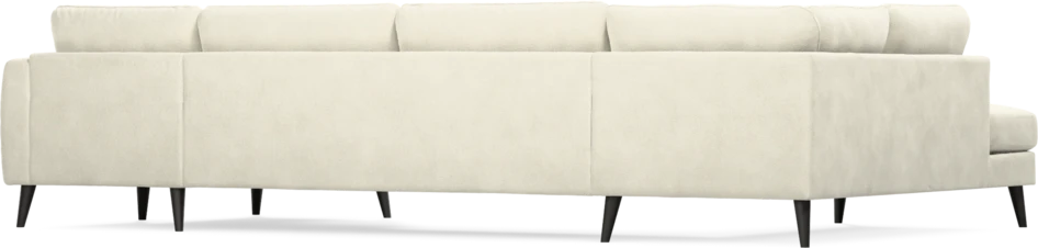 Bridge - 3-sits soffa med divan vänster och schäslong höger - Vit