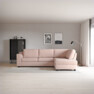 Friday - 2,5-sits soffa med divan höger - Rosa