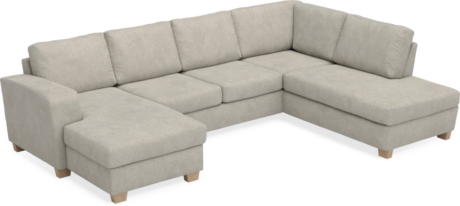 Friday - 3-sits soffa med schäslong vänster och divan höger - Beige