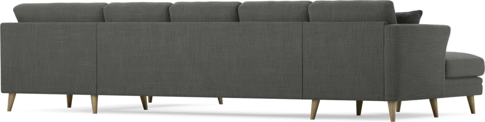 Eden - 3-sits soffa med schäslong vänster och divan höger - Grå