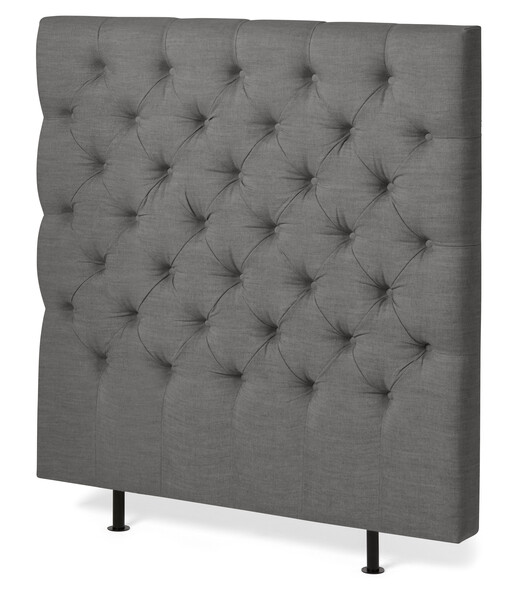 Avon XL pikerad - Sänggavel, B 90-140 cm - Grå