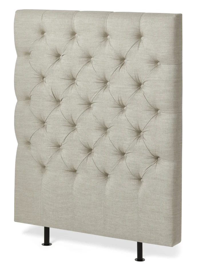 Avon XL pikerad - Sänggavel, B 90-140 cm - Beige