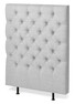 Avon XL pikerad - Sänggavel, B 90-140 cm - Grå