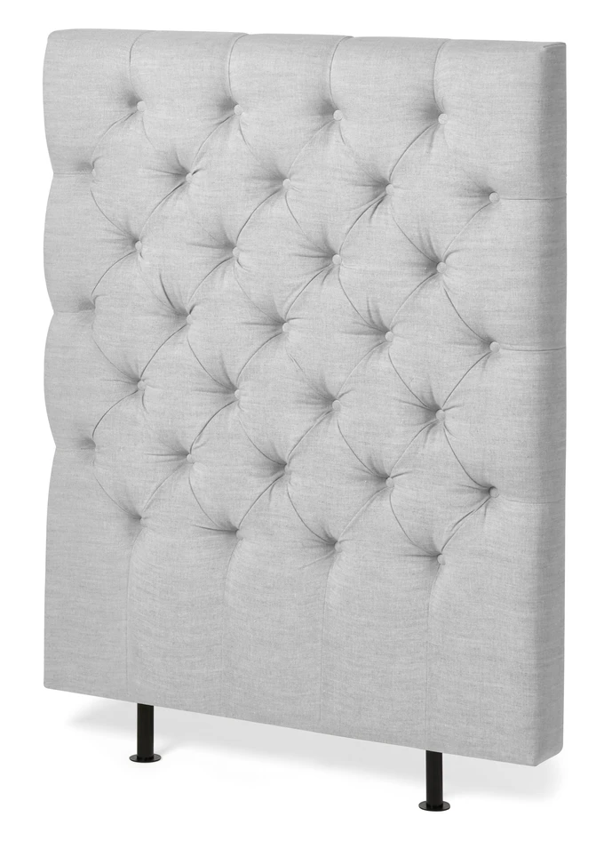 Avon XL pikerad - Sänggavel, B 90-140 cm - Grå