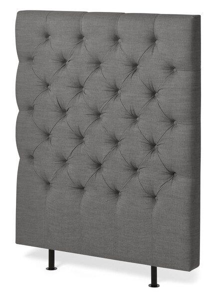 Avon XL pikerad - Sänggavel, B 90-140 cm - Grå
