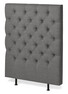 Avon XL pikerad - Sänggavel, B 90-140 cm - Grå