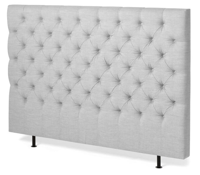 Avon XL pikerad - Sänggavel, B 160-210 cm - Grå