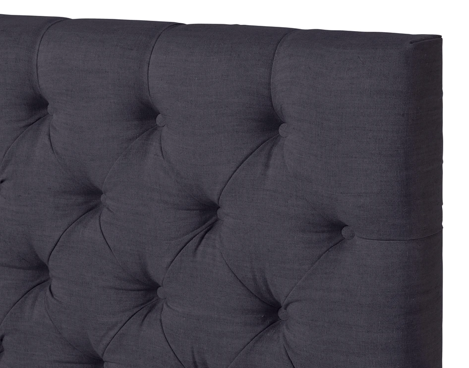 Avon XL pikerad - Sänggavel, B 160-210 cm - Blå