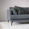 Harper - 3-sits soffa med divan höger - Blå