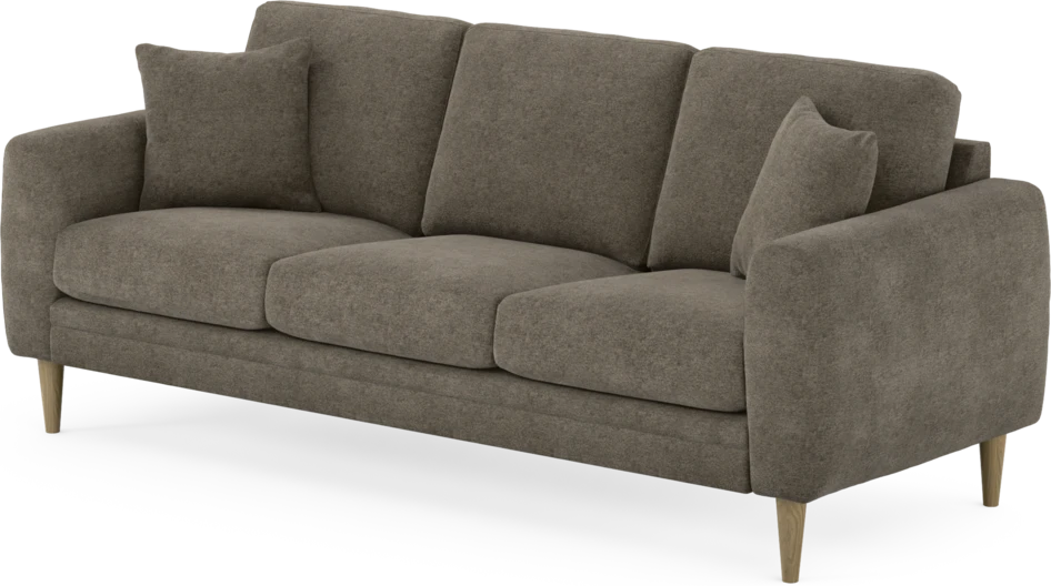 Eden - 3-sits soffa - Brun