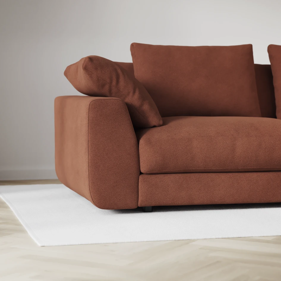 Amie - Bäddsoffa 4-sits - Orange