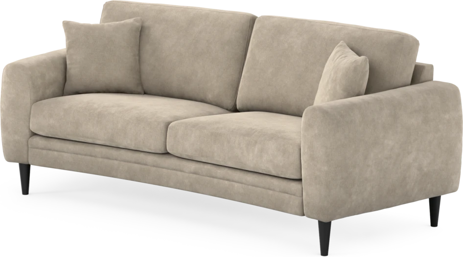 Eden - 2,5-sits soffa svängd - Beige