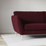 Madison Lux - 2-sits soffa med schäslong vänster - Röd