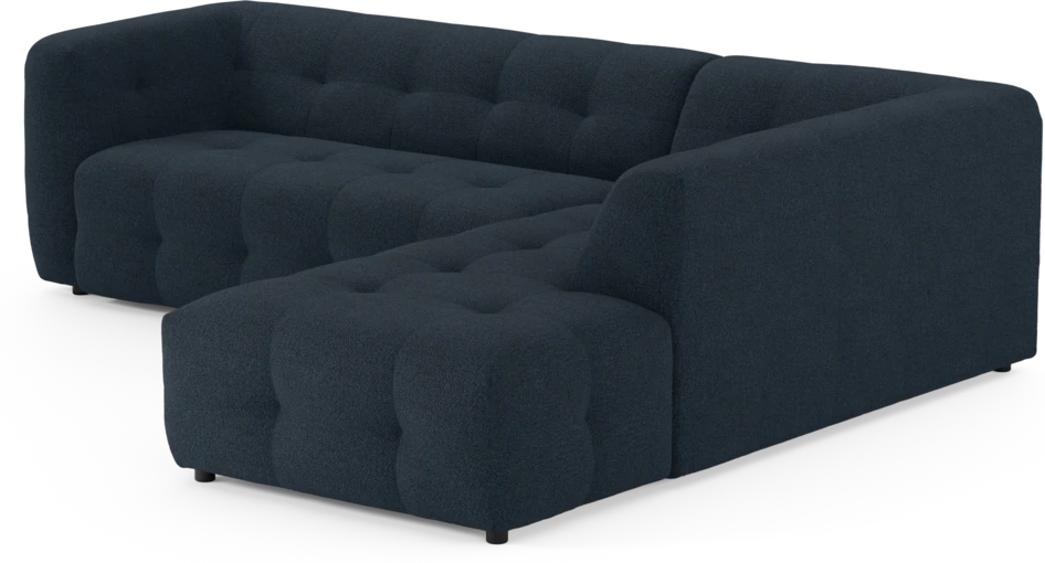 Bella - 3-sits soffa med divan höger - Blå