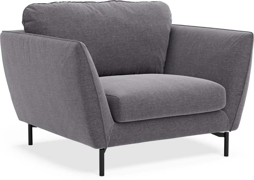 Madison Lux - Fåtölj, 70 cm - Grå