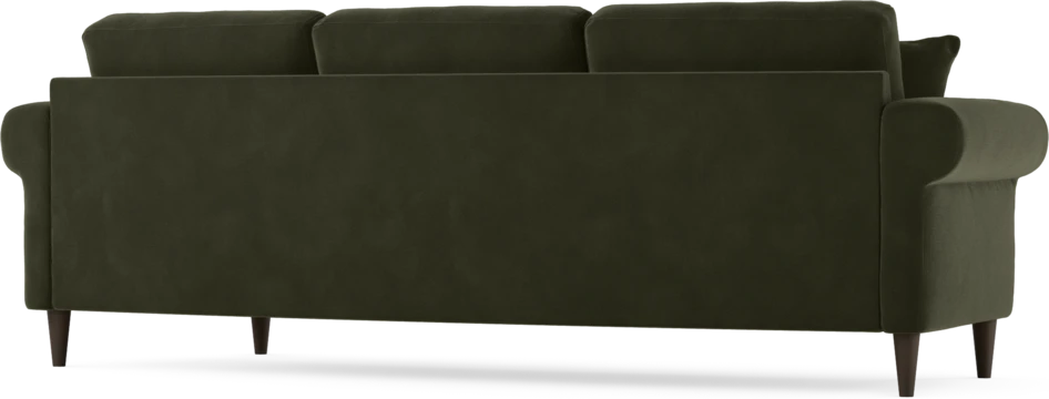 Eden - 3-sits soffa svängd - Grön