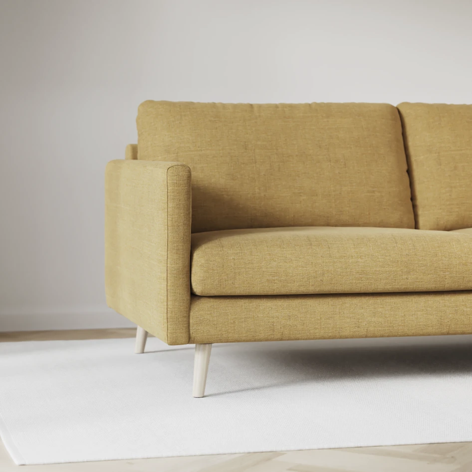 Madison Lux - Hörnsoffa 2+3-sits, hörn 2 - Gul