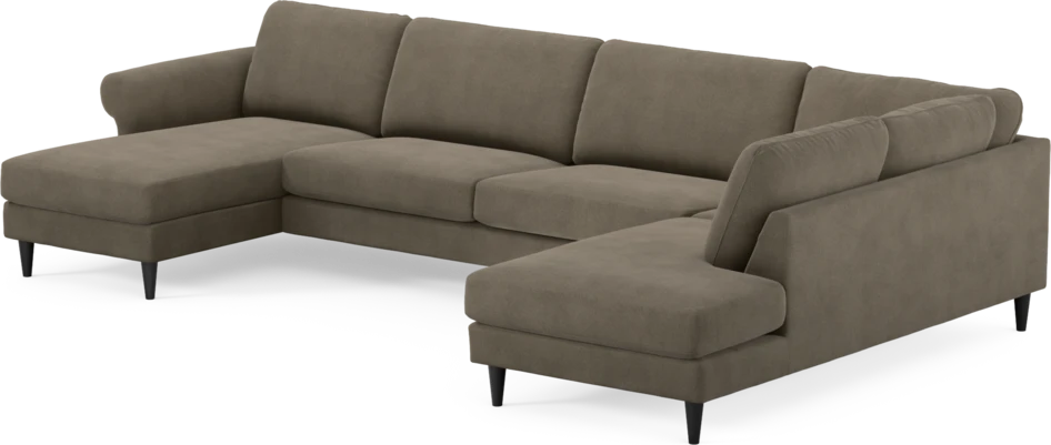 Bridge - 3-sits soffa med schäslong vänster och divan höger - Beige