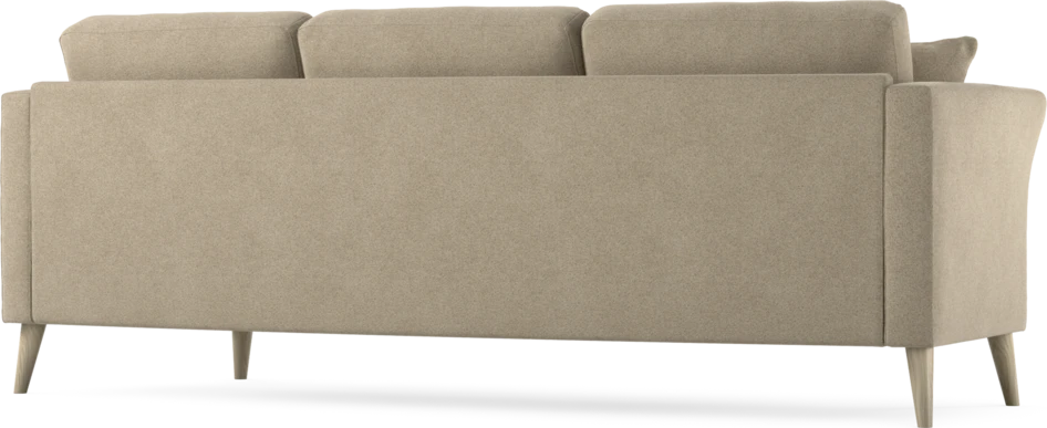 Eden - 3-sits soffa svängd - Beige