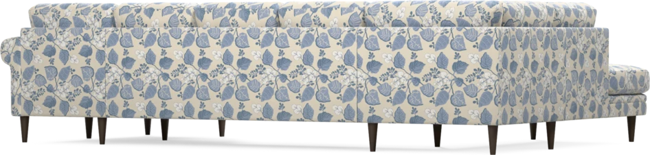 Eden - 3-sits soffa med divan vänster och schäslong höger - Flerfärgad