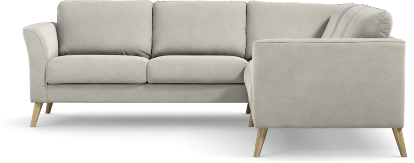 Bridge - Hörnsoffa, 2+2-sits - Grå